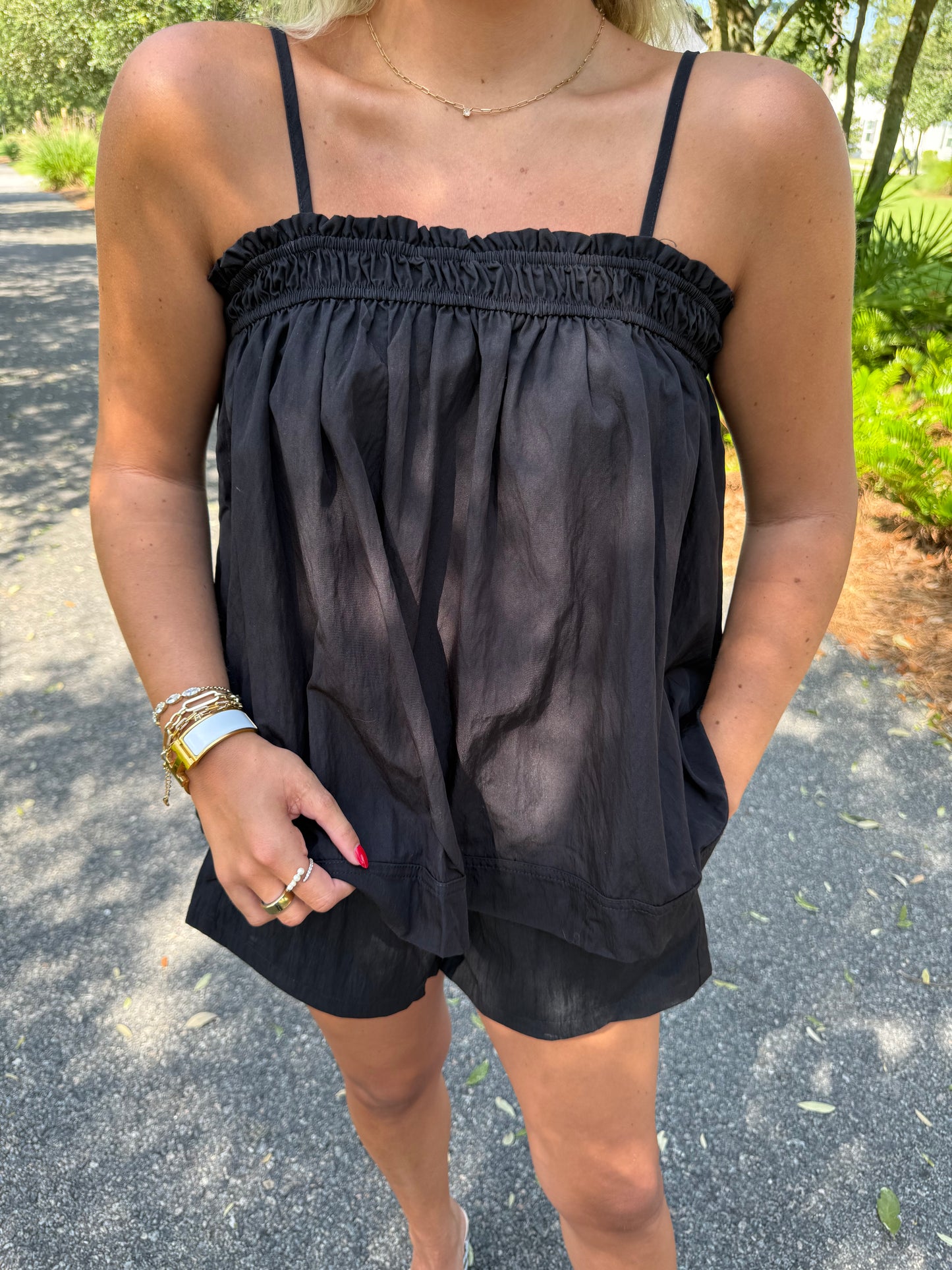 Ruffle Cami Top