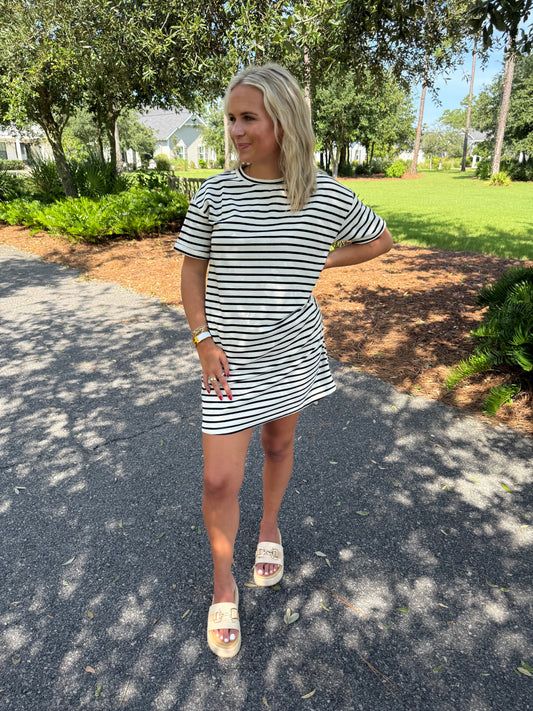 Stripe T-Shirt Dress