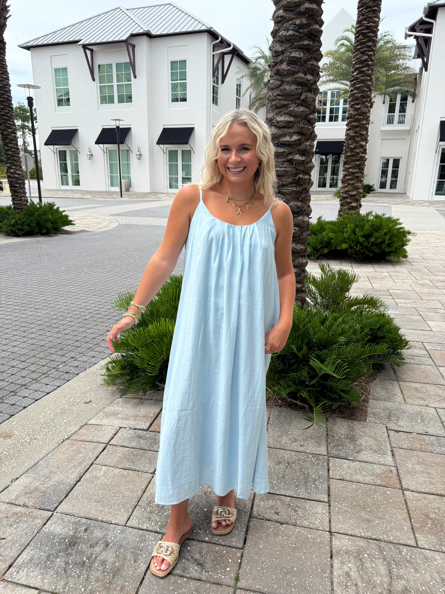 Flowy Blue Maxi