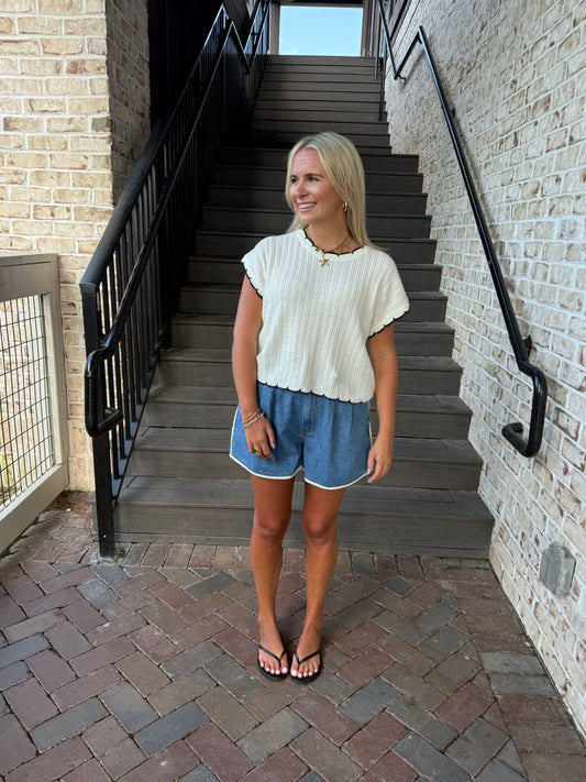 Short Sleeve Sweater