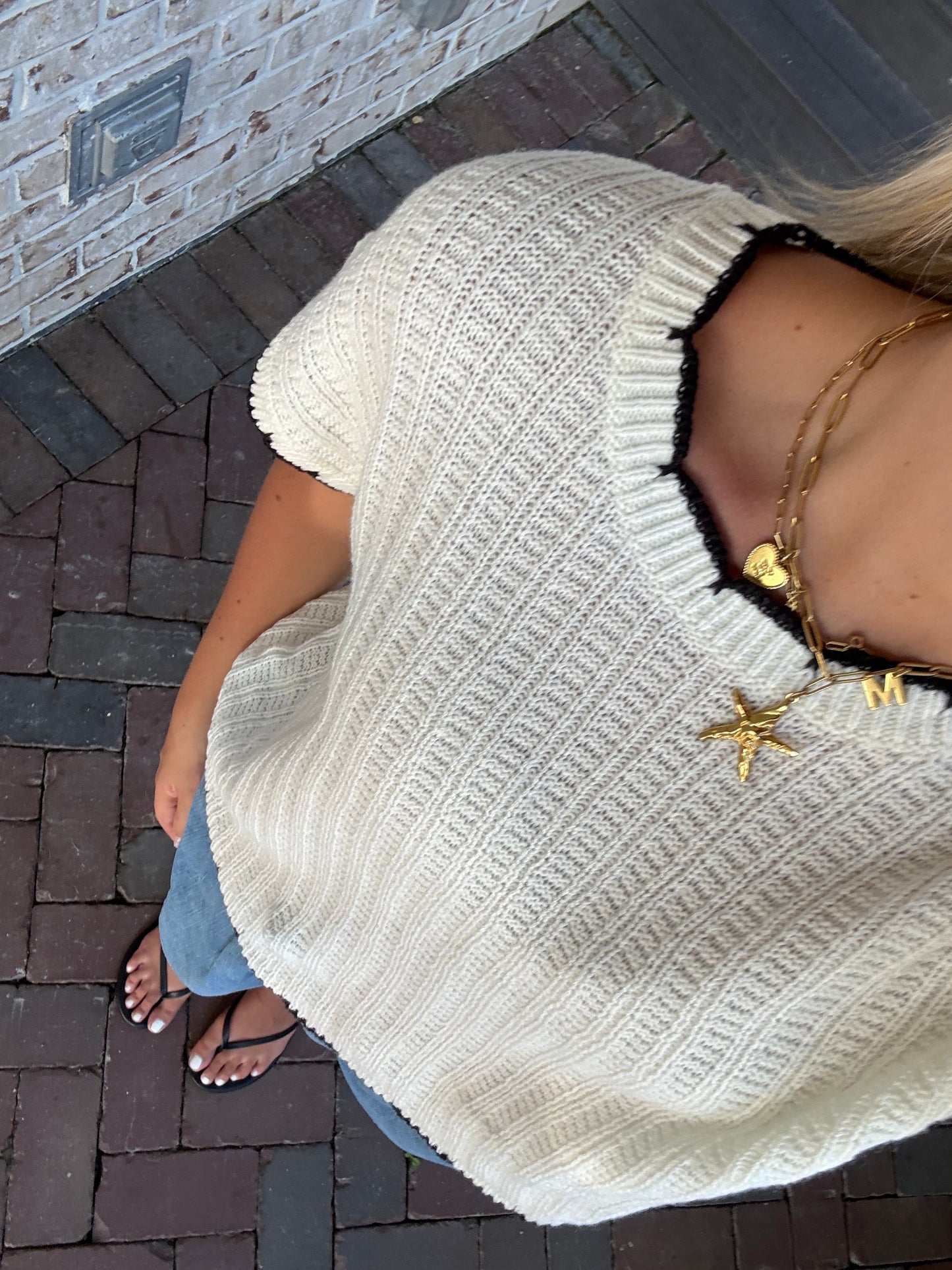 Short Sleeve Sweater