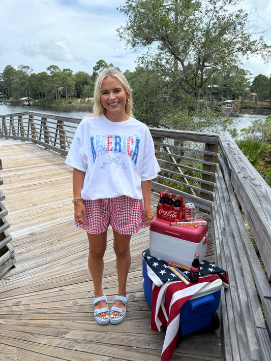 Girly America Graphic Tee