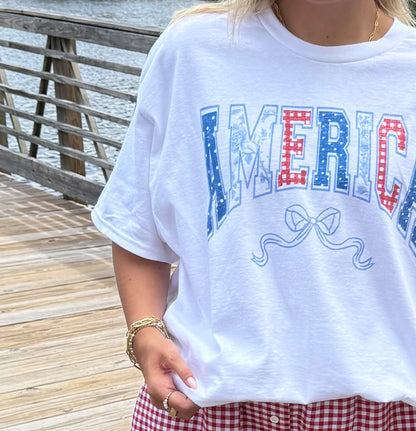 Girly America Graphic Tee