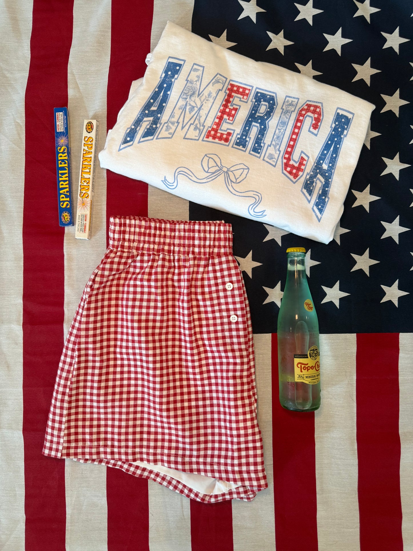 Girly America Graphic Tee