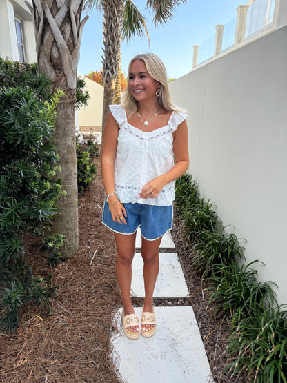Ruffle Peplum Top