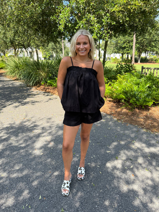Black Set Shorts