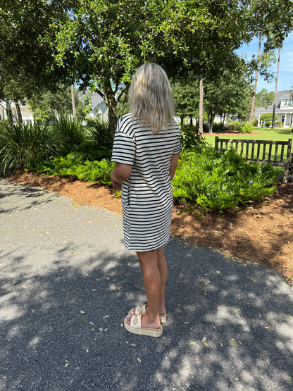 Stripe T-Shirt Dress