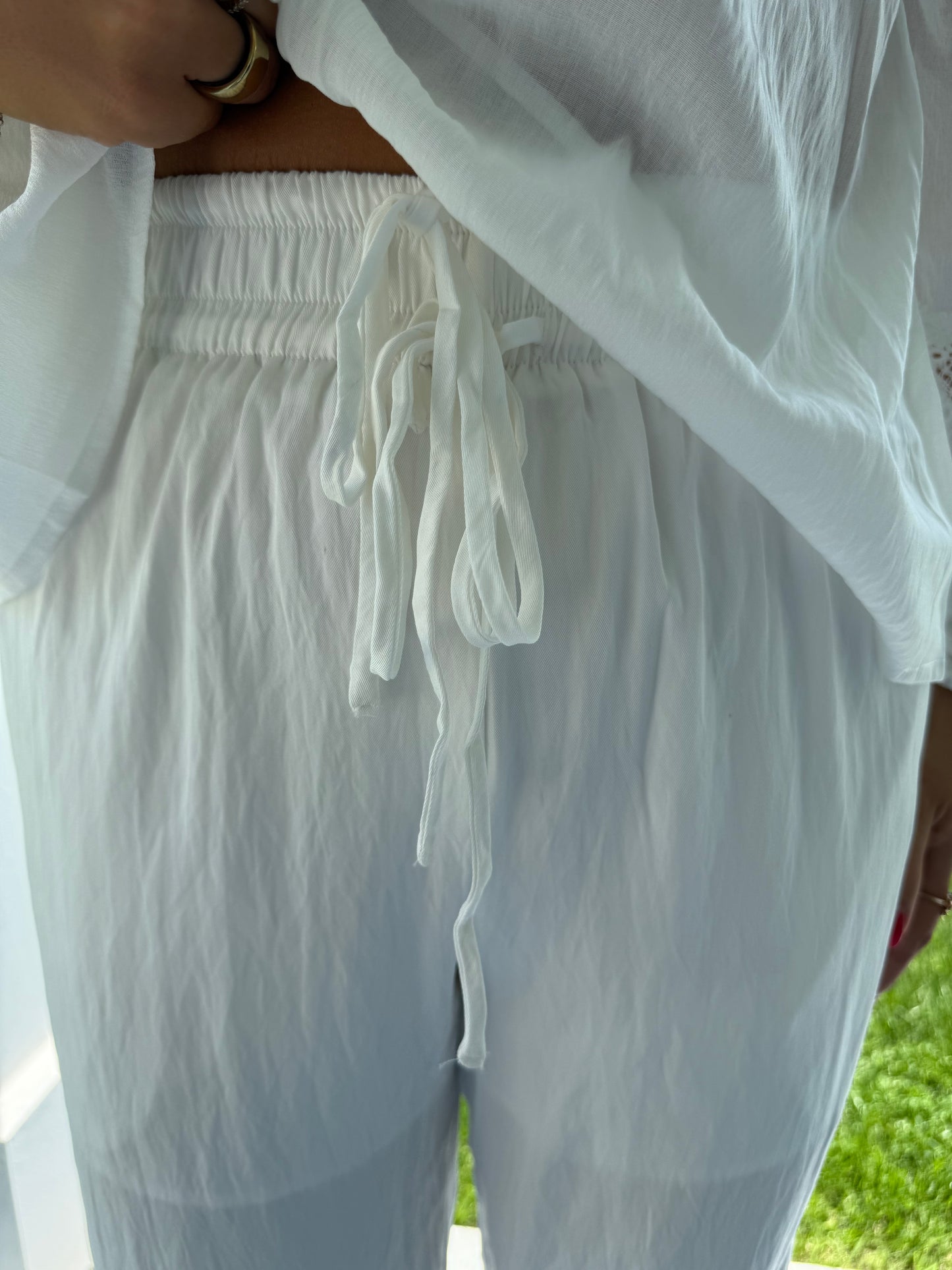 Double Drawstring Pants