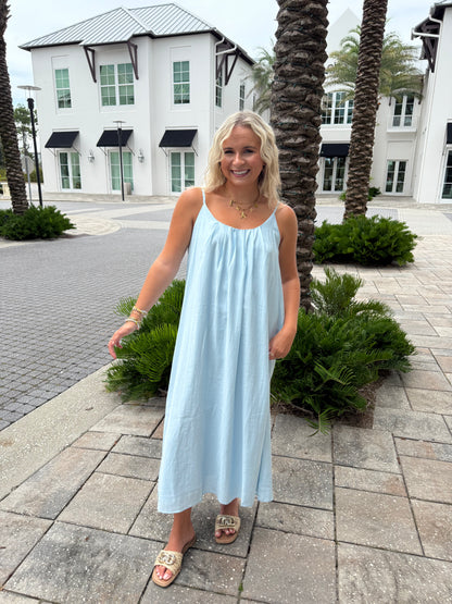 Flowy Blue Maxi