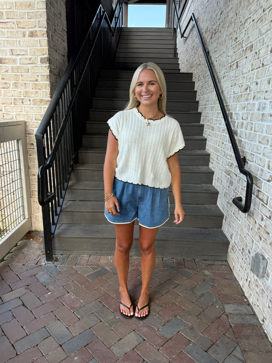 Short Sleeve Sweater