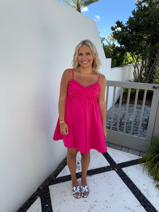 Fuchsia Pink Dress